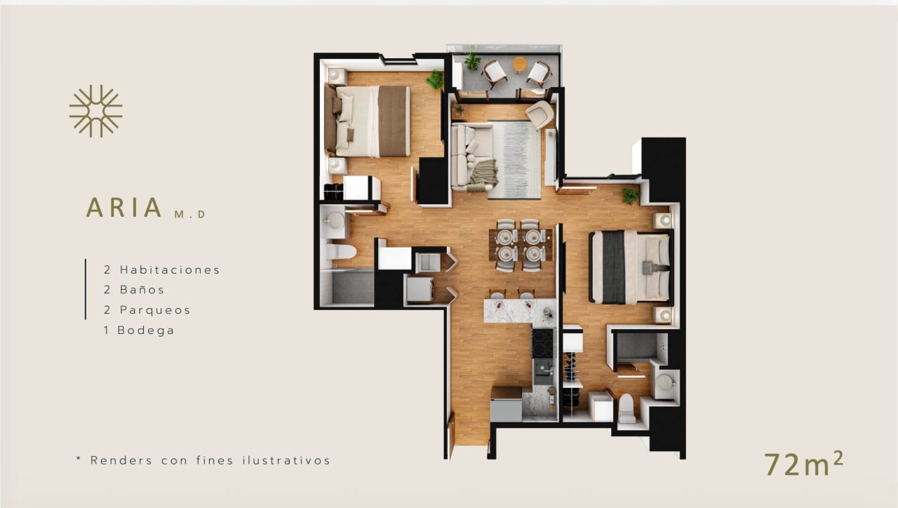 Apartamento en Venta Zona 10 | 72 m² | Preventa — Vivienda o Inversión Airbnb — foto 1 de 11